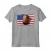 HapTiger Vintage Boykin Spaniel Dog US American Flag Maglietta - Regalo unico per Amanti dei Cani - Ideale per Tutte le Stagioni