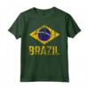 BRASILE Bandiera - Maglietta Leggera per Uomini, Donne e Bambini - Orgoglio Brasiliano