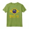 BRASILE Bandiera - Maglietta Leggera per Uomini, Donne e Bambini - Orgoglio Brasiliano
