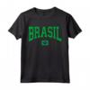 Brasile T Shirt Donna Uomo Bambini - Regalo Bandiera Brasile - Maglietta Calcio Gialla per Appassionati - Perfetta per Tutta la Famiglia