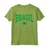 Brasile T Shirt Donna Uomo Bambini - Regalo Bandiera Brasile - Maglietta Calcio Gialla per Appassionati - Perfetta per Tutta la Famiglia