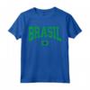 Brasile T Shirt Donna Uomo Bambini - Regalo Bandiera Brasile - Maglietta Calcio Gialla per Appassionati - Perfetta per Tutta la Famiglia