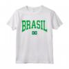 Brasile T Shirt Donna Uomo Bambini - Regalo Bandiera Brasile - Maglietta Calcio Gialla per Appassionati - Perfetta per Tutta la Famiglia