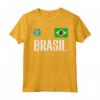 Brasil Flag Brasile Calcio Fan Uomini Donne Bambini - Supporter Maglietta Forza Brasil - Ideale per Mostrare il Tuo Supporto