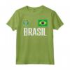 Brasil Flag Brasile Calcio Fan Uomini Donne Bambini - Supporter Maglietta Forza Brasil - Ideale per Mostrare il Tuo Supporto