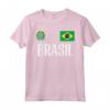 Brasil Flag Brasile Calcio Fan Uomini Donne Bambini - Supporter Maglietta Forza Brasil - Ideale per Mostrare il Tuo Supporto