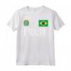 Brasil Flag Brasile Calcio Fan Uomini Donne Bambini - Supporter Maglietta Forza Brasil - Ideale per Mostrare il Tuo Supporto