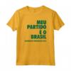 Bolsonaro 2022 Presidente T-Shirt - Meu Partido e o Brasil Maglietta - Apoie o Mito para Presidente do Brasil