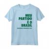 Bolsonaro 2022 Presidente T-Shirt - Meu Partido e o Brasil Maglietta - Apoie o Mito para Presidente do Brasil