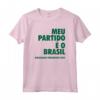 Bolsonaro 2022 Presidente T-Shirt - Meu Partido e o Brasil Maglietta - Apoie o Mito para Presidente do Brasil