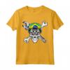 Brasiliano Biker Skull Moto Bandiera Brasile - Maglietta Patriottica per Motociclisti - Orgoglio e Passione
