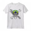 Brasiliano Biker Skull Moto Bandiera Brasile - Maglietta Patriottica per Motociclisti - Orgoglio e Passione