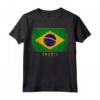 Bandiera del Brasile - Maglietta Brasile Divertente per Uomo Donna Bambini - Abbigliamento Calcio Pallavolo Basket