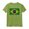 Bandiera del Brasile - Maglietta Brasile Divertente per Uomo Donna Bambini - Abbigliamento Calcio Pallavolo Basket