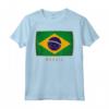 Bandiera del Brasile - Maglietta Brasile Divertente per Uomo Donna Bambini - Abbigliamento Calcio Pallavolo Basket