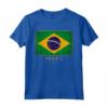Bandiera del Brasile - Maglietta Brasile Divertente per Uomo Donna Bambini - Abbigliamento Calcio Pallavolo Basket