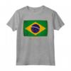 Bandiera del Brasile - Maglietta Brasile Divertente per Uomo Donna Bambini - Abbigliamento Calcio Pallavolo Basket