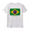 Bandiera del Brasile - Maglietta Brasile Divertente per Uomo Donna Bambini - Abbigliamento Calcio Pallavolo Basket