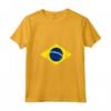 Donna Bandiera Brasile Brazil Bandeira Brasileira Uomo Donna Maglietta con Collo a V - Maglietta Bandiera Brasile per Tifosi di Sport e Eventi Nazionali