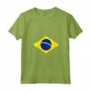 Donna Bandiera Brasile Brazil Bandeira Brasileira Uomo Donna Maglietta con Collo a V - Maglietta Bandiera Brasile per Tifosi di Sport e Eventi Nazionali