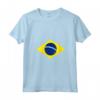 Donna Bandiera Brasile Brazil Bandeira Brasileira Uomo Donna Maglietta con Collo a V - Maglietta Bandiera Brasile per Tifosi di Sport e Eventi Nazionali
