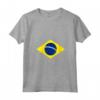 Donna Bandiera Brasile Brazil Bandeira Brasileira Uomo Donna Maglietta con Collo a V - Maglietta Bandiera Brasile per Tifosi di Sport e Eventi Nazionali
