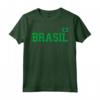 Brasile T Shirt Donne Uomini Bambini - Bandiera Giallo Maglietta Sportiva Brasil - Ideale per Appassionati di Calcio e Regalo Brasiliano