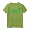 Brasile T Shirt Donne Uomini Bambini - Bandiera Giallo Maglietta Sportiva Brasil - Ideale per Appassionati di Calcio e Regalo Brasiliano