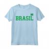 Brasile T Shirt Donne Uomini Bambini - Bandiera Giallo Maglietta Sportiva Brasil - Ideale per Appassionati di Calcio e Regalo Brasiliano