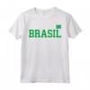 Brasile T Shirt Donne Uomini Bambini - Bandiera Giallo Maglietta Sportiva Brasil - Ideale per Appassionati di Calcio e Regalo Brasiliano