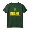 T-shirt Bandiera Brasile - Regalo Souvenir Camiseta per Adulti e Bambini - Orgoglio Brasiliano