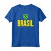 T-shirt Bandiera Brasile - Regalo Souvenir Camiseta per Adulti e Bambini - Orgoglio Brasiliano