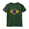 BRASILE Bandiera | Uomini Donne Bambini BRASILE Maglietta - Leggera e Classica - Ideale per Mostrare l'Orgoglio Brasiliano