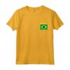 Bandiera Brasile Brazil Bandeira Brasileira Uomo Donna Maglietta - Supporta la tua Squadra Nazionale di Calcio - Ideale come Regalo per Appassionati di Sport