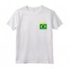 Bandiera Brasile Brazil Bandeira Brasileira Uomo Donna Maglietta - Supporta la tua Squadra Nazionale di Calcio - Ideale come Regalo per Appassionati di Sport
