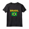 Bandiera Brasile Brazil Bandeira Brasileira Uomo Donna Maglia a Manica - Supporto per Squadra Nazionale di Calcio - Idea Regalo Sportiva