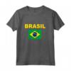 Bandiera Brasile Brazil Bandeira Brasileira Uomo Donna Maglia a Manica - Supporto per Squadra Nazionale di Calcio - Idea Regalo Sportiva