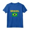 Bandiera Brasile Brazil Bandeira Brasileira Uomo Donna Maglia a Manica - Supporto per Squadra Nazionale di Calcio - Idea Regalo Sportiva