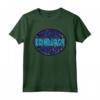 Originale Edinburgh Junglist Scotland DNB Drum and Bass Maglietta - Design Camo per Ravers Oldskool - Ideale per Compleanno o Natale