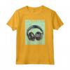 Breakbeat con Cuffie - Vintage Electronic Dance Music Maglietta - Ideale per Fan di Musica e Deejay