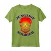 Junglist Soldier - DnB 90s Original Maglietta Drum and Bass Red Remix - Ideale per Amanti della Musica Jungle e Breakbeat