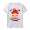Junglist Soldier - DnB 90s Original Maglietta Drum and Bass Red Remix - Ideale per Amanti della Musica Jungle e Breakbeat