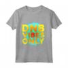 Drum n Bass - Camicia estiva DNB Colourful Vibes Junglist Maglia a Manica - Ideale per Festival e Discoteche - Regalo Compleanno o Natale