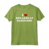Amo Breakbeat Hardcore - I Heart Breakbeat Hardcore Maglietta Vintage - Ideale per Appassionati di Musica Elettronica
