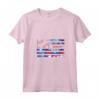 Breakbeat Tie Dye Rosso Bianco Blu - Maglietta Patriottica America USA - Design Vintage Stile Bandiera - Ideale per il 4 Luglio