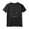 Donna I Love Breakbeat - Maglietta Cuore con Giradischi - Idea Regalo per DJ e Appassionati di Musica