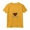Donna I Love Breakbeat - Maglietta Cuore con Giradischi - Idea Regalo per DJ e Appassionati di Musica