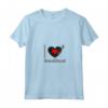 Donna I Love Breakbeat - Maglietta Cuore con Giradischi - Idea Regalo per DJ e Appassionati di Musica