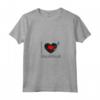 Donna I Love Breakbeat - Maglietta Cuore con Giradischi - Idea Regalo per DJ e Appassionati di Musica