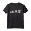 Evoluzione del Batterista Maglietta - T-shirt con Tema Batteria per Appassionati di Musica Rock - Acquista Online